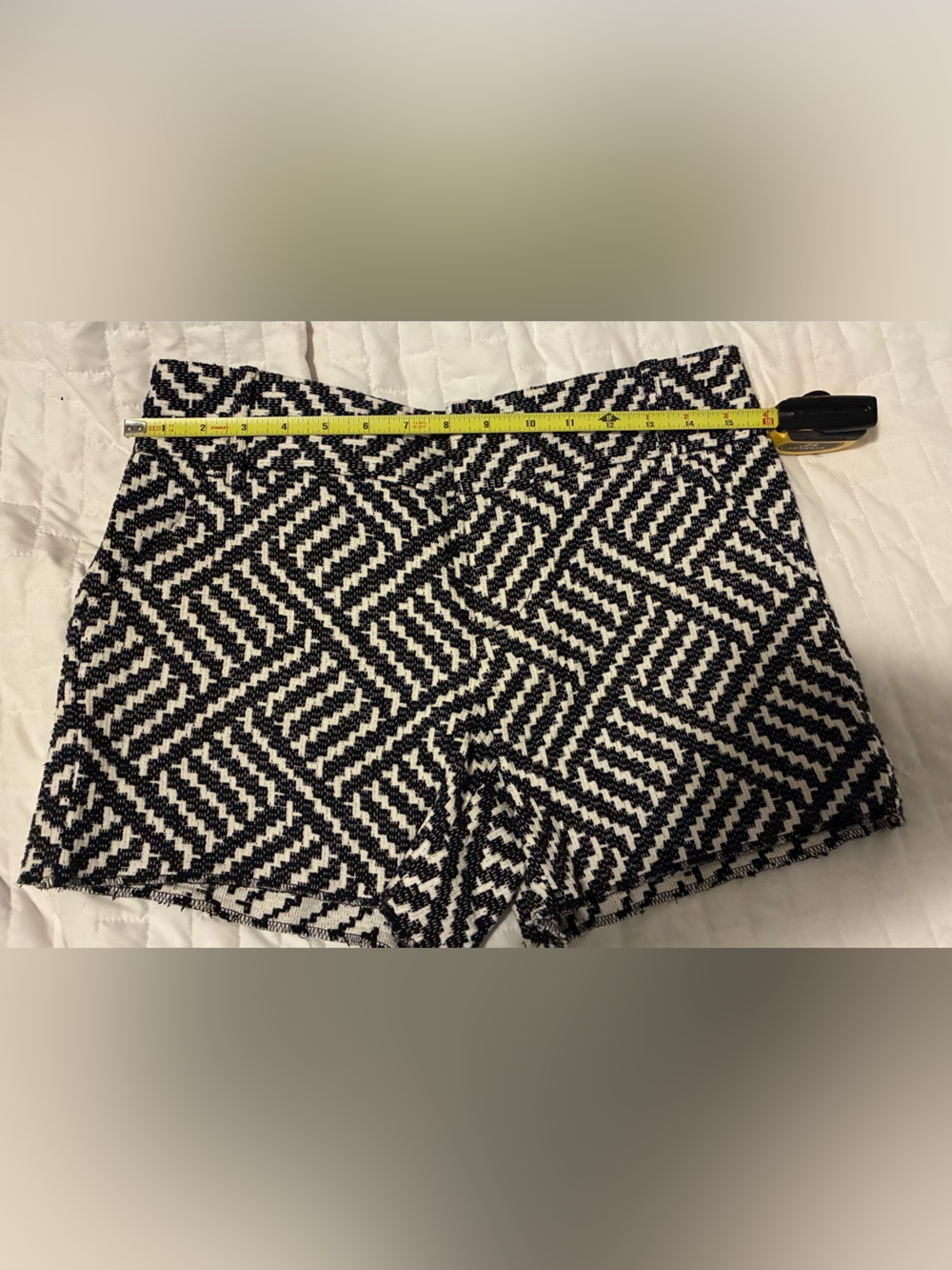 Womenβs Black & White Patterned Dress Pants